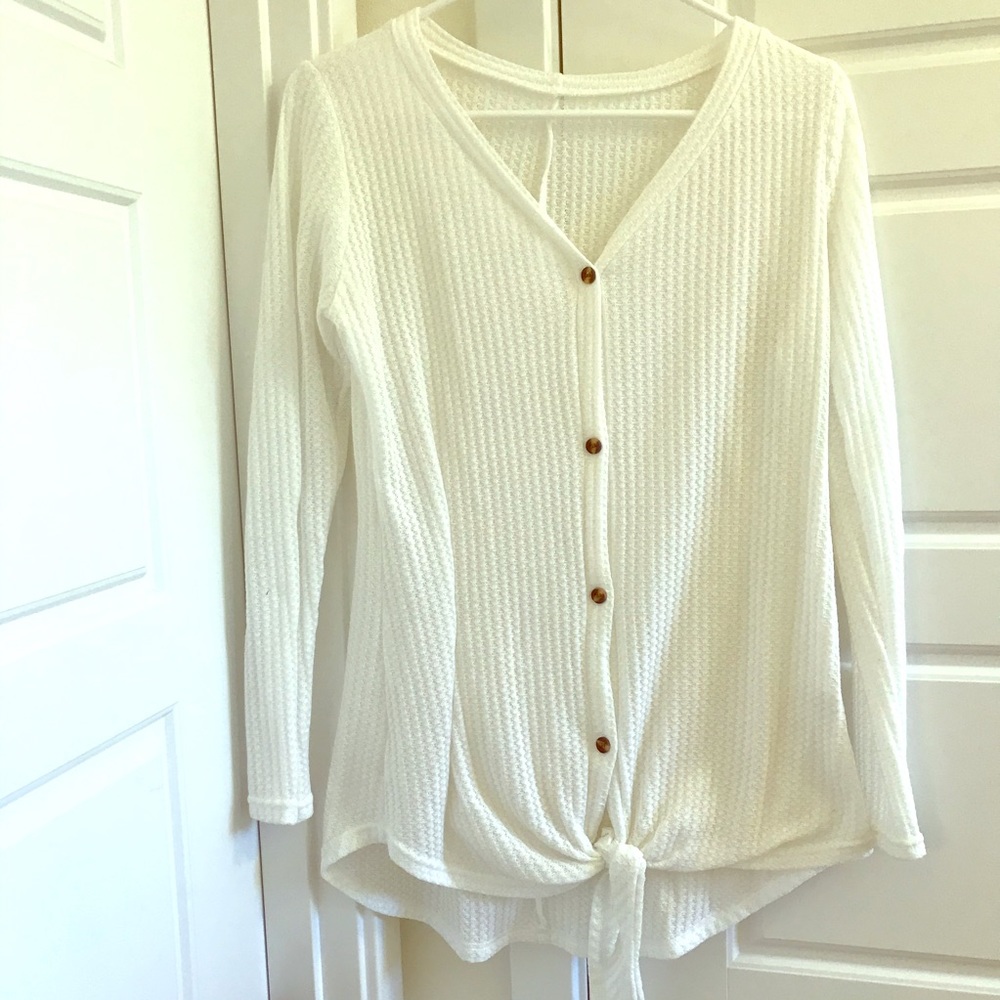 Button down front blouse